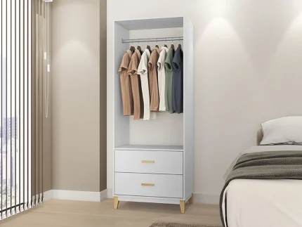 Armário Closet 2 Gavetas 700X1800X450 MM LEGNO